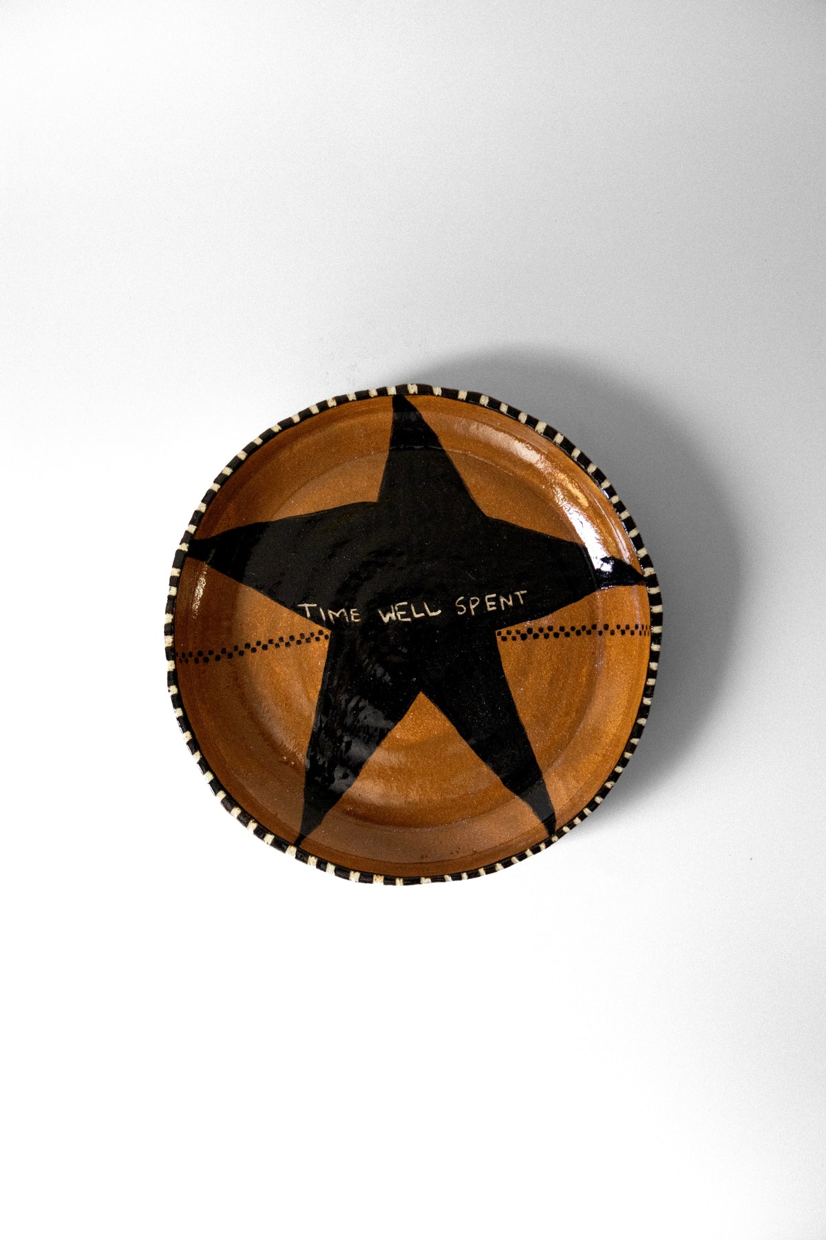 "Time Well Spent" Plate